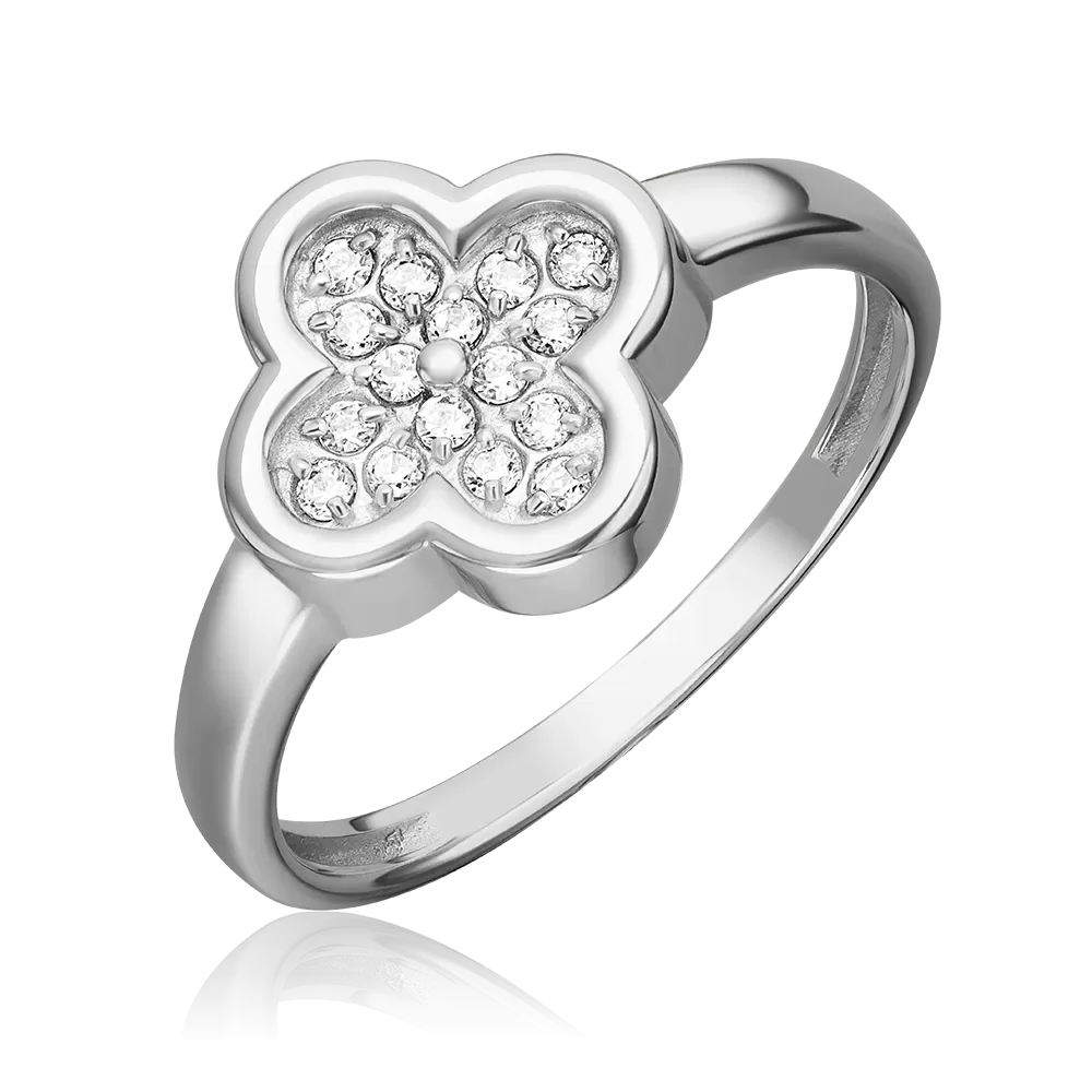 Кольцо из серебра с фианитами 01-5892-00-401-0200