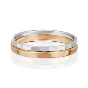 Обручальное кольцо из комбинированного золота 01-5678-00-000-1111