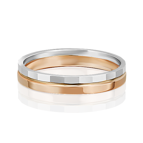 Обручальное кольцо из комбинированного золота 01-5678-00-000-1111