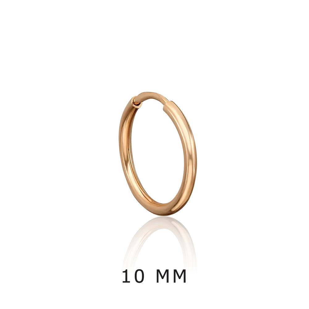 Моносерьга-конго из красного золота 02-0074-45-000-1110-19