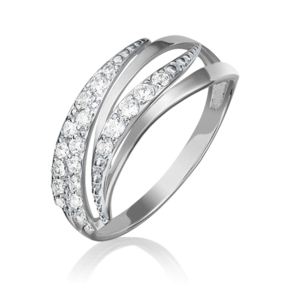 Кольцо из белого золота c бриллиантами 01-3893-00-101-1120-30