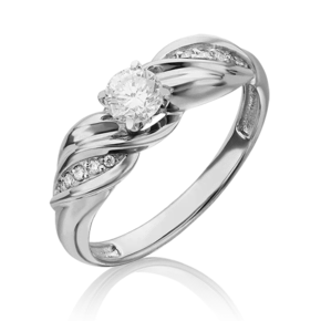 Кольцо из белого золота c бриллиантами 01-4956-00-101-1120-30